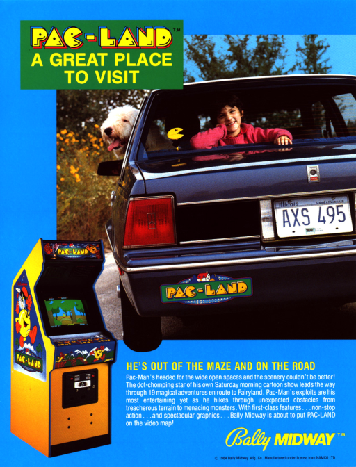 Pac-Land (Midway) Game Cover